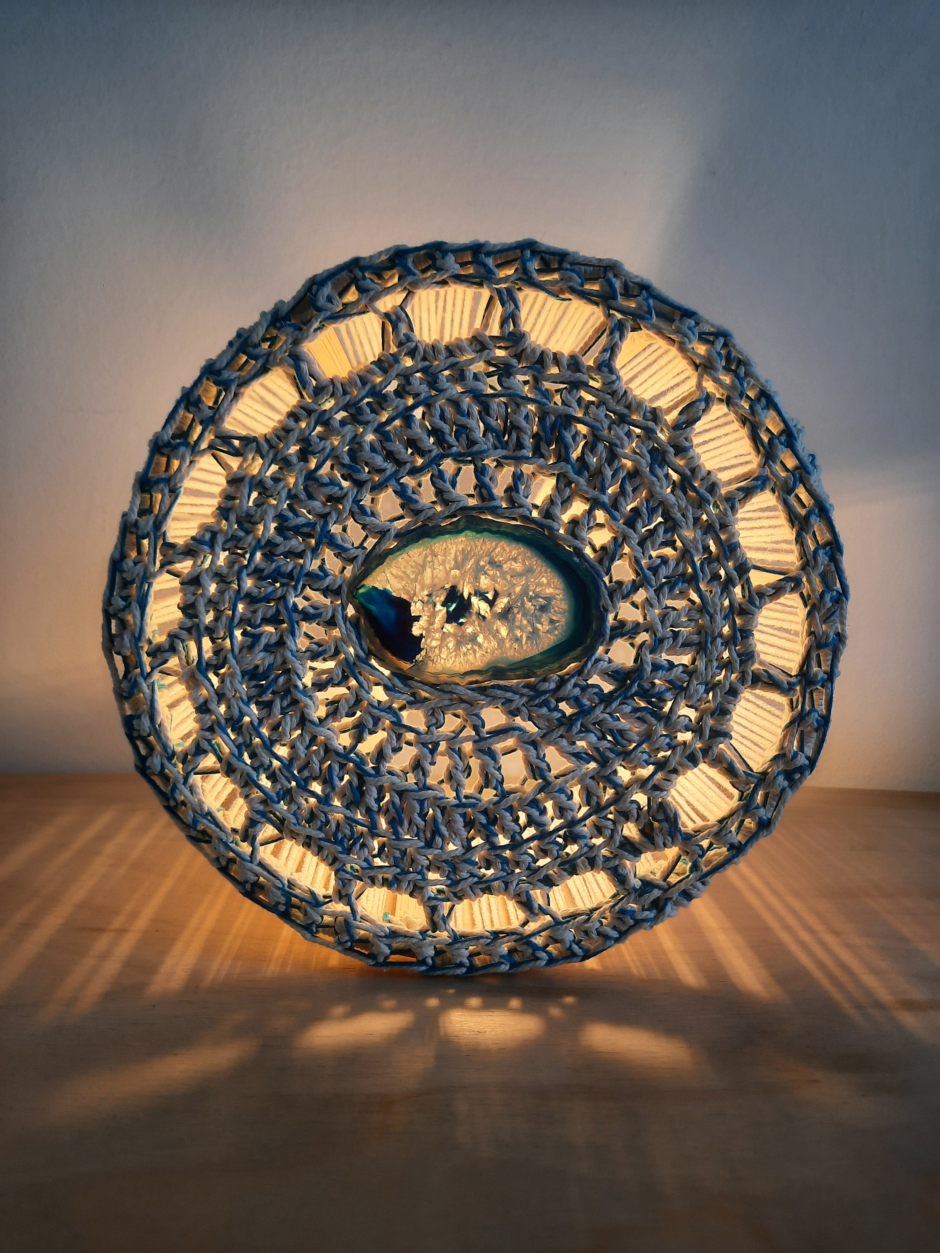 Lampada Io Sono Luce - Diametro 20 cm con Agata